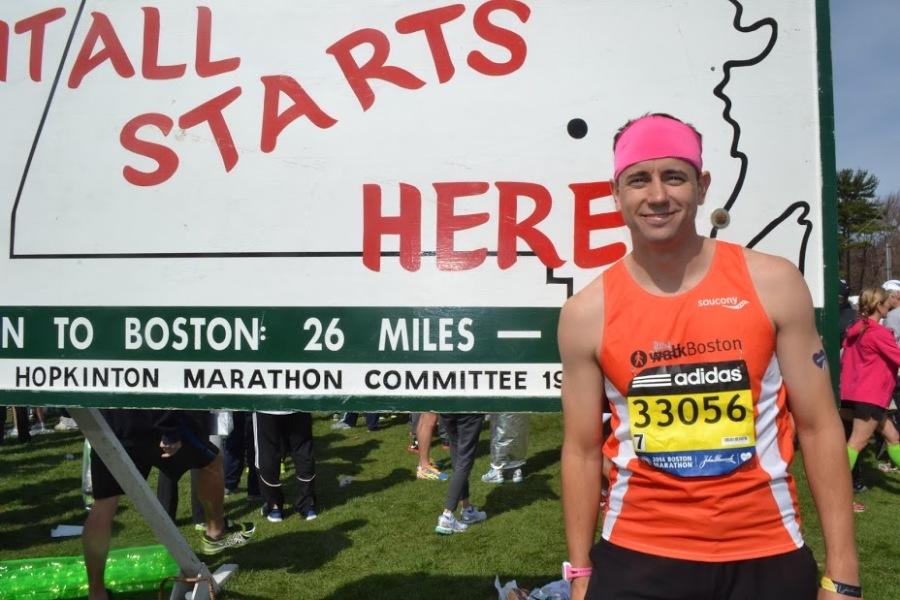 Wolcott returns to Boston, completes 25th marathon