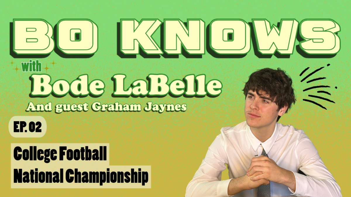 This weekend's huge CFB national championship game gets unpacked by Bode LaBelle and special guest Graham Jaynes. Image by Lynn Minor